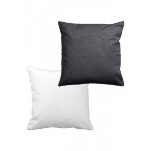 Pernă de pluș cu imprimeu și spate negru. Photo 2